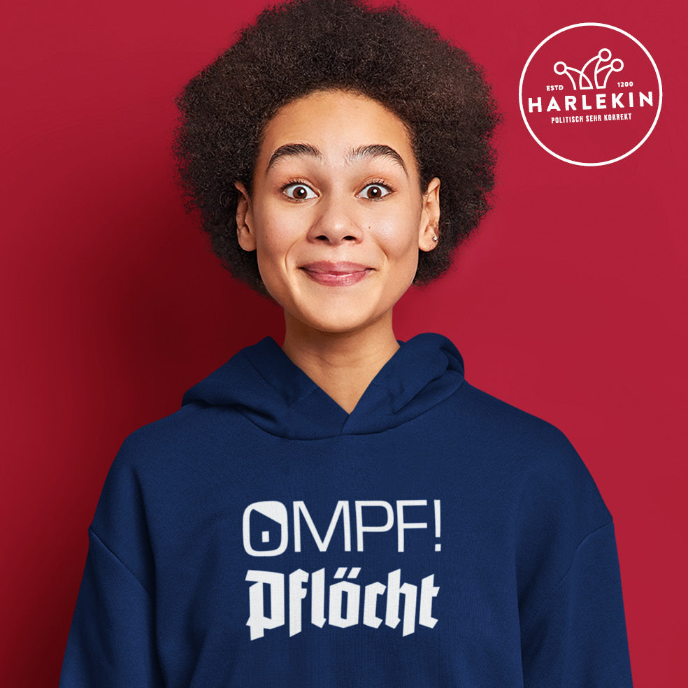 SPASSKULTUR HOODIE MÄDELS • ÖMPFPFLÖCHT-HARLEKINSHOP