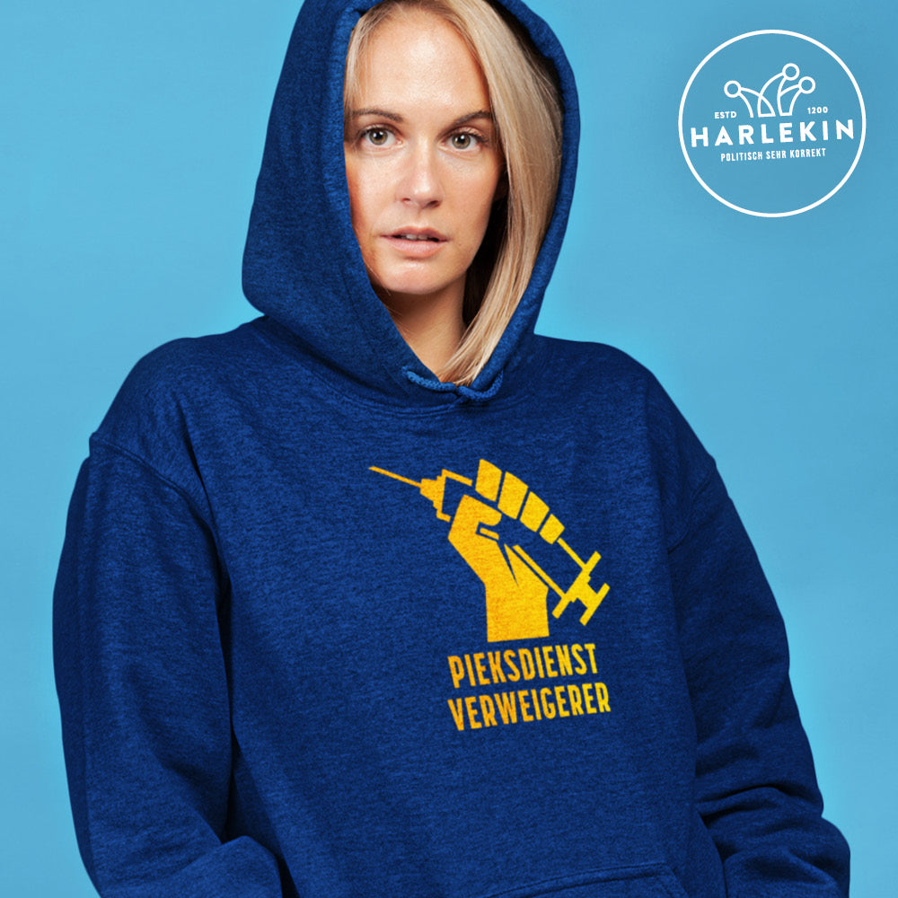 SPASSKULTUR HOODIE MÄDELS • PIEKSDIENST VERWEIGERER - DUNKEL-HARLEKINSHOP