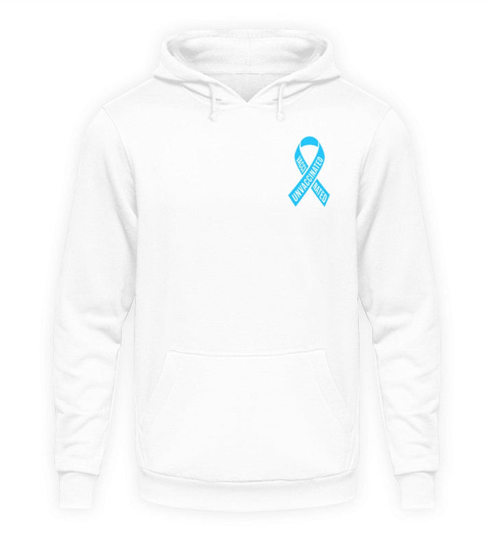 SPASSKULTUR HOODIE MÄDELS • SOLISCHLEIFE / SOLIDARITY RIBBON VAXXINATED UNVAXXINATED-HARLEKINSHOP
