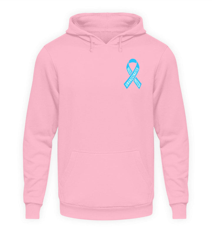 SPASSKULTUR HOODIE MÄDELS • SOLISCHLEIFE / SOLIDARITY RIBBON VAXXINATED UNVAXXINATED-HARLEKINSHOP