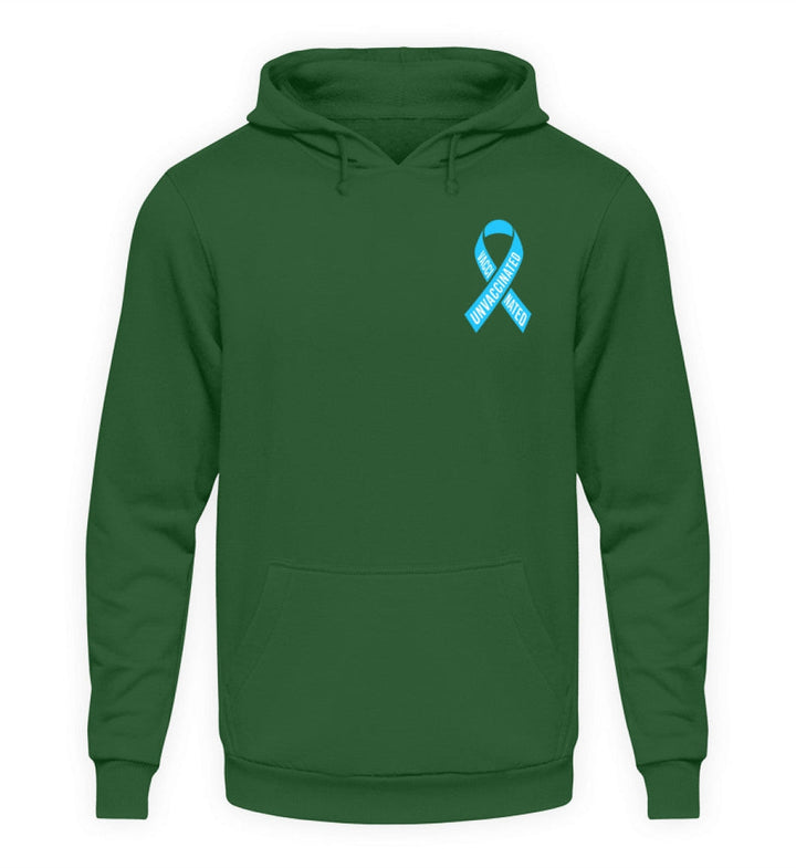 SPASSKULTUR HOODIE MÄDELS • SOLISCHLEIFE / SOLIDARITY RIBBON VAXXINATED UNVAXXINATED-HARLEKINSHOP