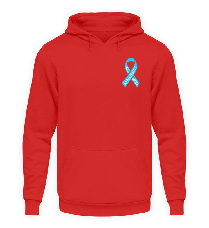 SPASSKULTUR HOODIE MÄDELS • SOLISCHLEIFE / SOLIDARITY RIBBON VAXXINATED UNVAXXINATED-HARLEKINSHOP