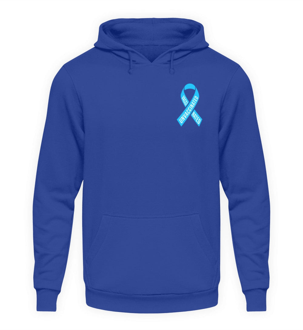 SPASSKULTUR HOODIE MÄDELS • SOLISCHLEIFE / SOLIDARITY RIBBON VAXXINATED UNVAXXINATED-HARLEKINSHOP