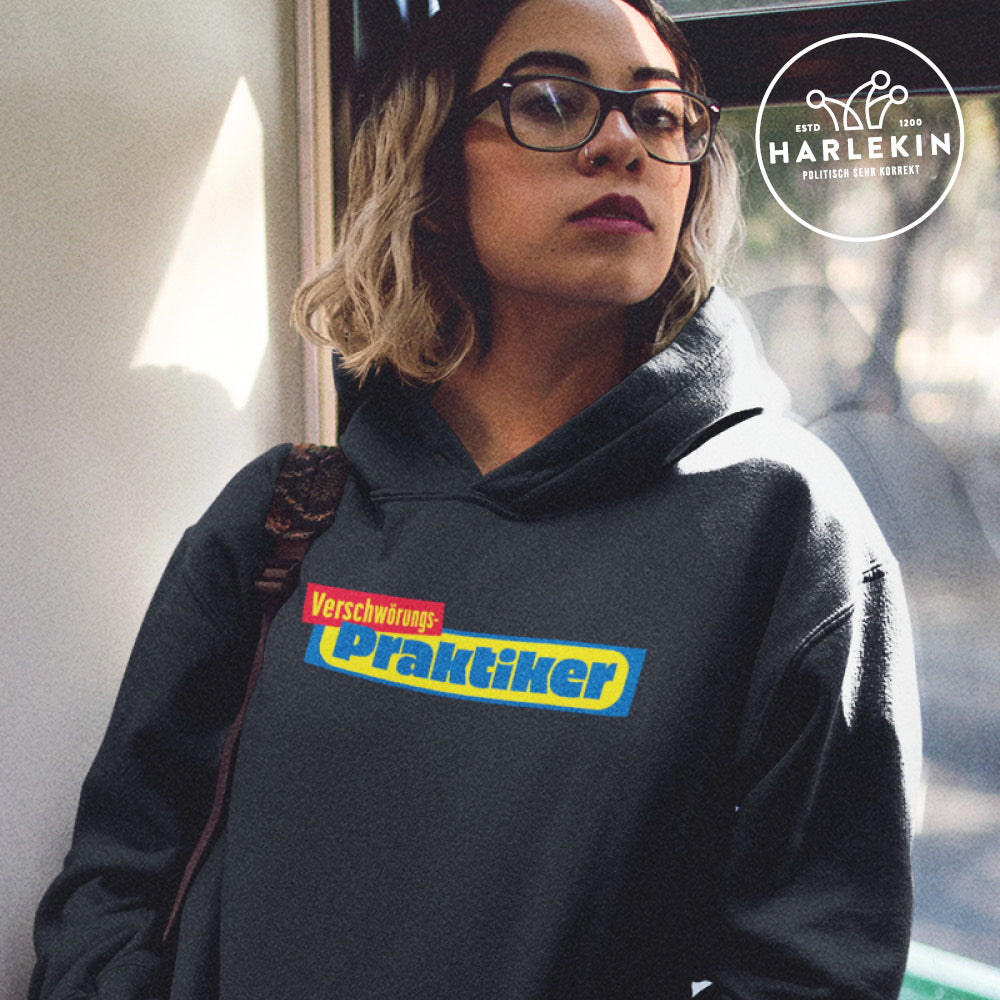 SPASSKULTUR HOODIE MÄDELS • VERSCHWÖRUNGS-PRAKTIKER-HARLEKINSHOP
