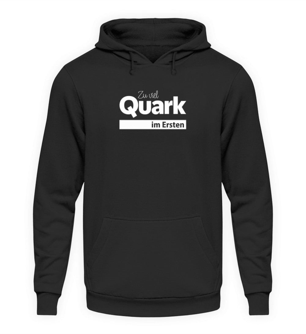 SPASSKULTUR HOODIE MÄDELS • ZU VIEL QUARK IM ERSTEN-HARLEKINSHOP