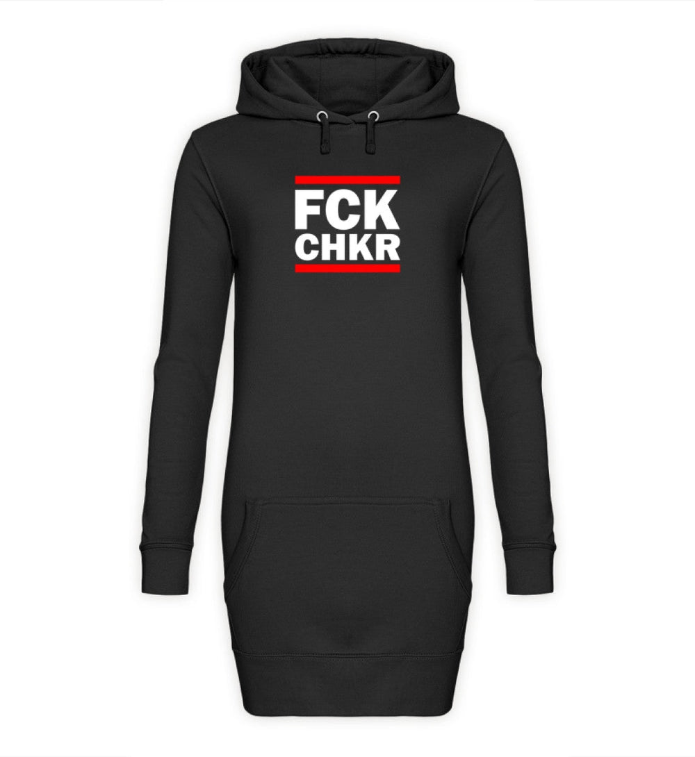 SPASSKULTUR HOODIEKLEID MÄDELS • FCK CHKR FAKTENCHECKER-HARLEKINSHOP