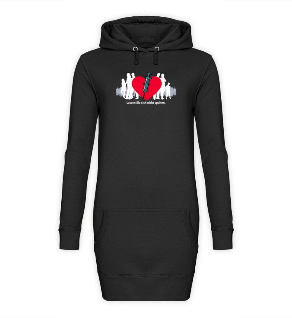 SPASSKULTUR HOODIEKLEID MÄDELS • LASSEN SIE SICH NICHT SPALTEN - DUNKEL-HARLEKINSHOP