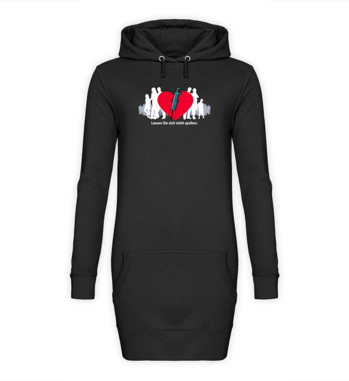 SPASSKULTUR HOODIEKLEID MÄDELS • LASSEN SIE SICH NICHT SPALTEN - DUNKEL-HARLEKINSHOP