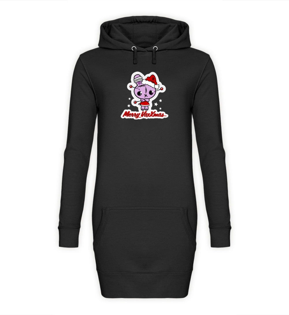 SPASSKULTUR HOODIEKLEID MÄDELS • MERRY VAXXMAS-HARLEKINSHOP