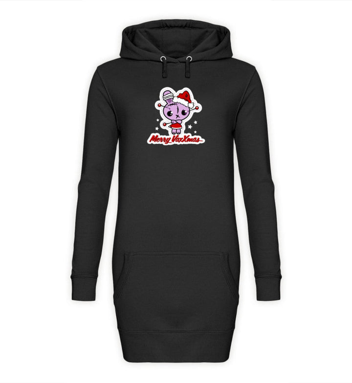 SPASSKULTUR HOODIEKLEID MÄDELS • MERRY VAXXMAS-HARLEKINSHOP