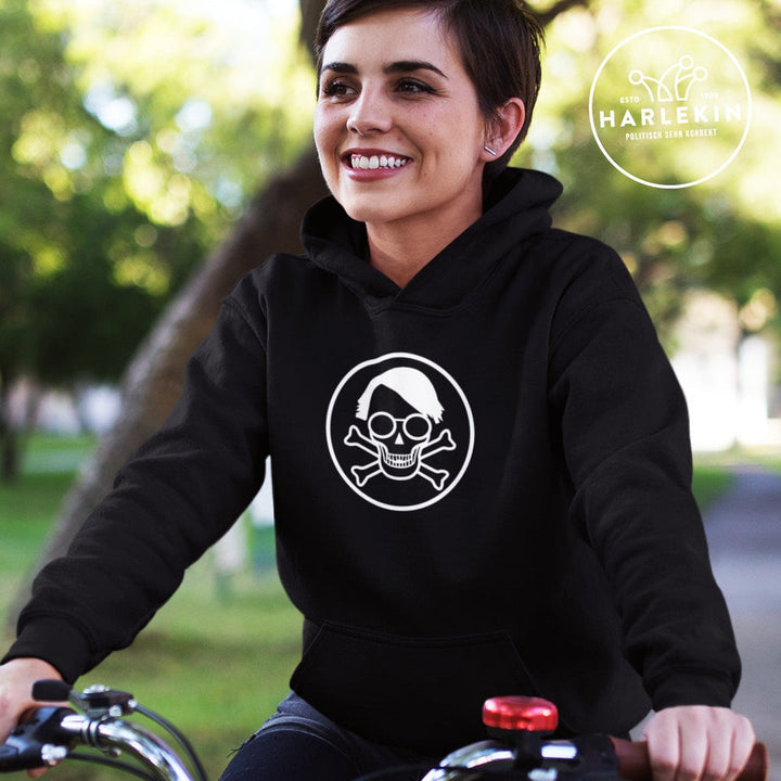 SPASSKULTUR ORGANIC HOODIE MÄDELS • KALLE WARNT-HARLEKINSHOP