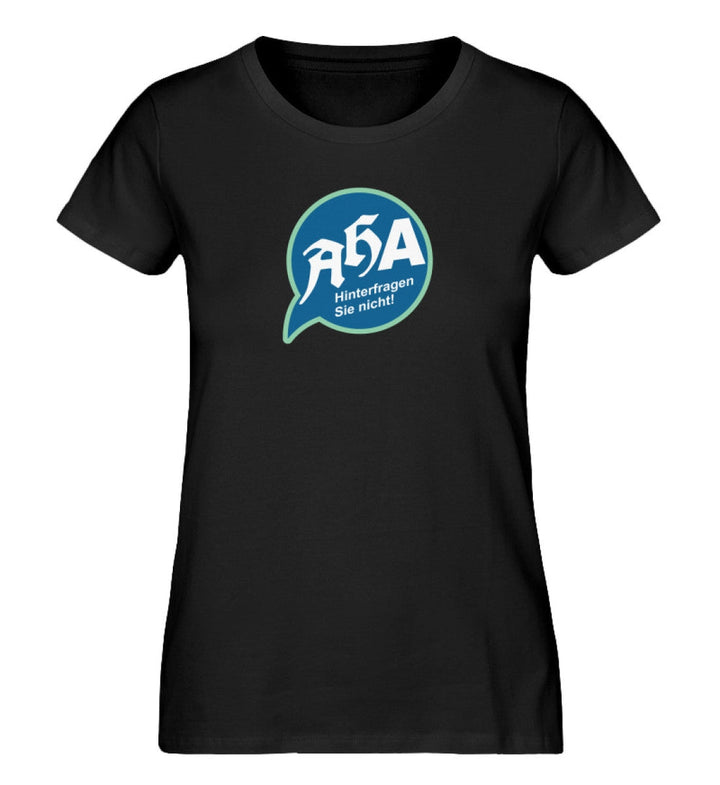 SPASSKULTUR ORGANIC SHIRT MÄDELS • AHA / HINTERFRAGEN SIE NICHT-HARLEKINSHOP