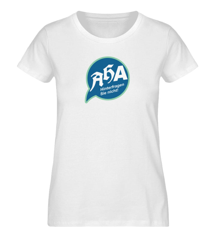 SPASSKULTUR ORGANIC SHIRT MÄDELS • AHA / HINTERFRAGEN SIE NICHT-HARLEKINSHOP