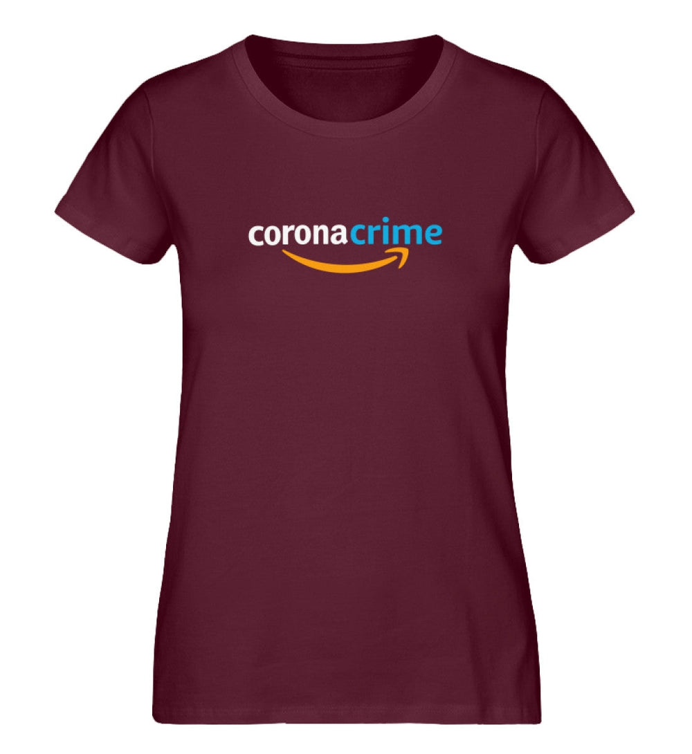SPASSKULTUR ORGANIC SHIRT MÄDELS • CORONA CRIME - DUNKEL-HARLEKINSHOP
