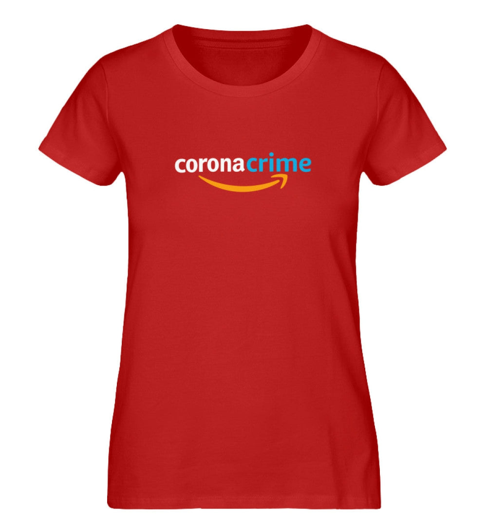 SPASSKULTUR ORGANIC SHIRT MÄDELS • CORONA CRIME - DUNKEL-HARLEKINSHOP