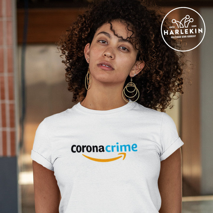 SPASSKULTUR ORGANIC SHIRT MÄDELS • CORONA CRIME - HELL-HARLEKINSHOP