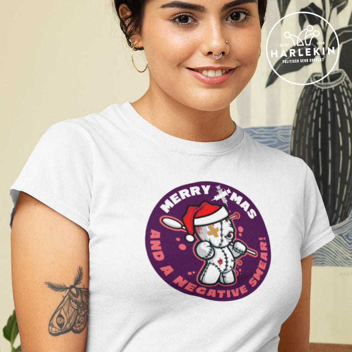 SPASSKULTUR ORGANIC SHIRT MÄDELS • MERRY XMAS AND A NEGATIVE SMEAR-HARLEKINSHOP