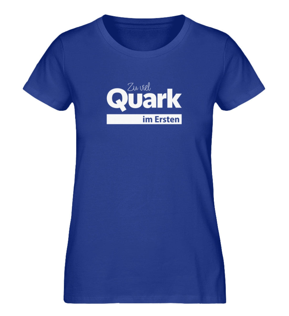 SPASSKULTUR ORGANIC SHIRT MÄDELS • ZU VIEL QUARK IM ERSTEN-HARLEKINSHOP