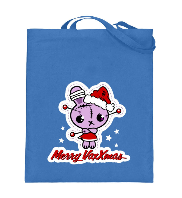 SPASSKULTUR STOFFTASCHE • MERRY VAXXMAS-HARLEKINSHOP