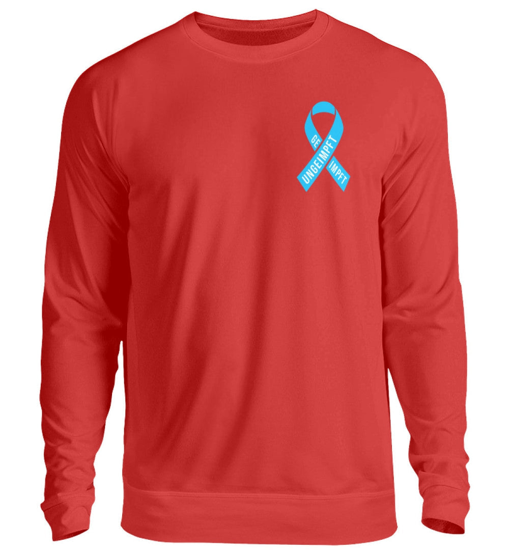 SPASSKULTUR SWEATER BUBEN • SOLISCHLEIFE / SOLIDARITY RIBBON GEIMPFT UNGEIMPFT-HARLEKINSHOP