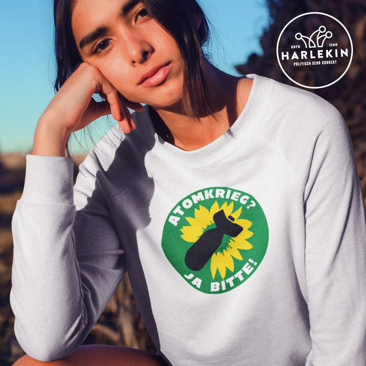 SPASSKULTUR SWEATER MÄDELS • DIE GRÜNEN: ATOMKRIEG? JA BITTE!