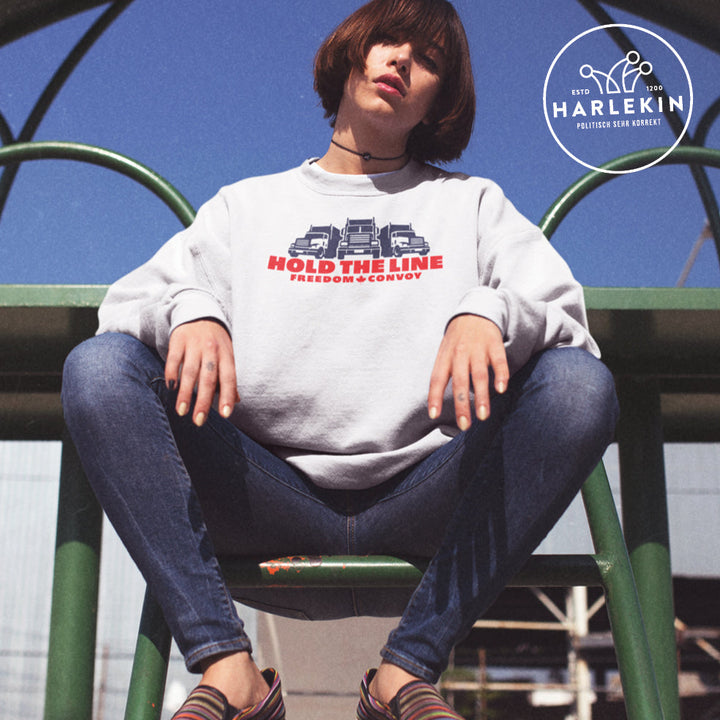 SPASSKULTUR SWEATER MÄDELS • FREEDOM CONVOY: HOLD THE LINE-HARLEKINSHOP