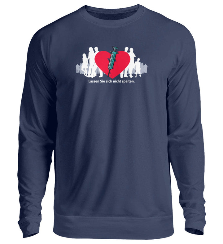 SPASSKULTUR SWEATER MÄDELS • LASSEN SIE SICH NICHT SPALTEN - dunkel-HARLEKINSHOP