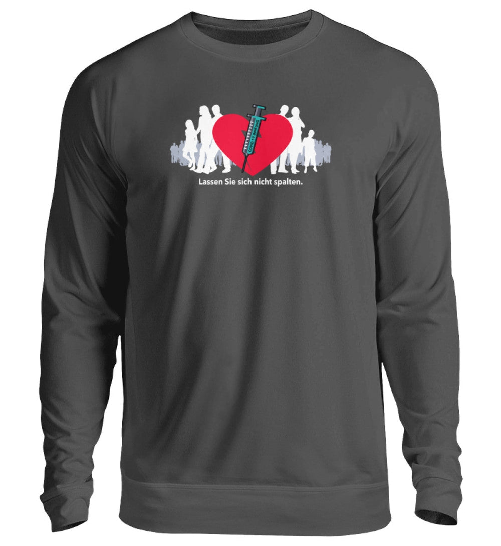 SPASSKULTUR SWEATER MÄDELS • LASSEN SIE SICH NICHT SPALTEN - dunkel-HARLEKINSHOP