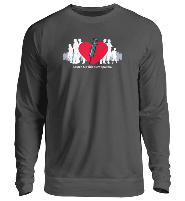 SPASSKULTUR SWEATER MÄDELS • LASSEN SIE SICH NICHT SPALTEN - dunkel-HARLEKINSHOP