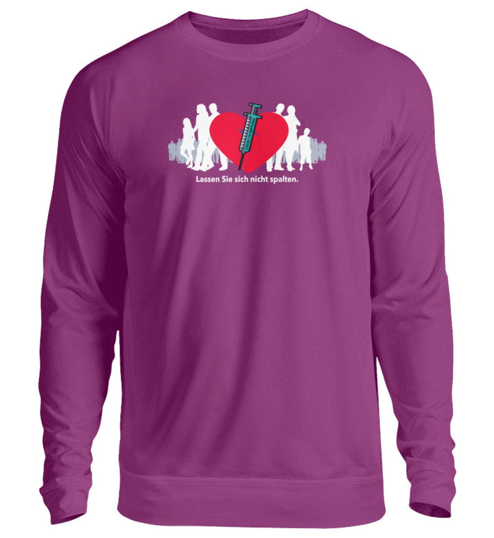 SPASSKULTUR SWEATER MÄDELS • LASSEN SIE SICH NICHT SPALTEN - dunkel-HARLEKINSHOP