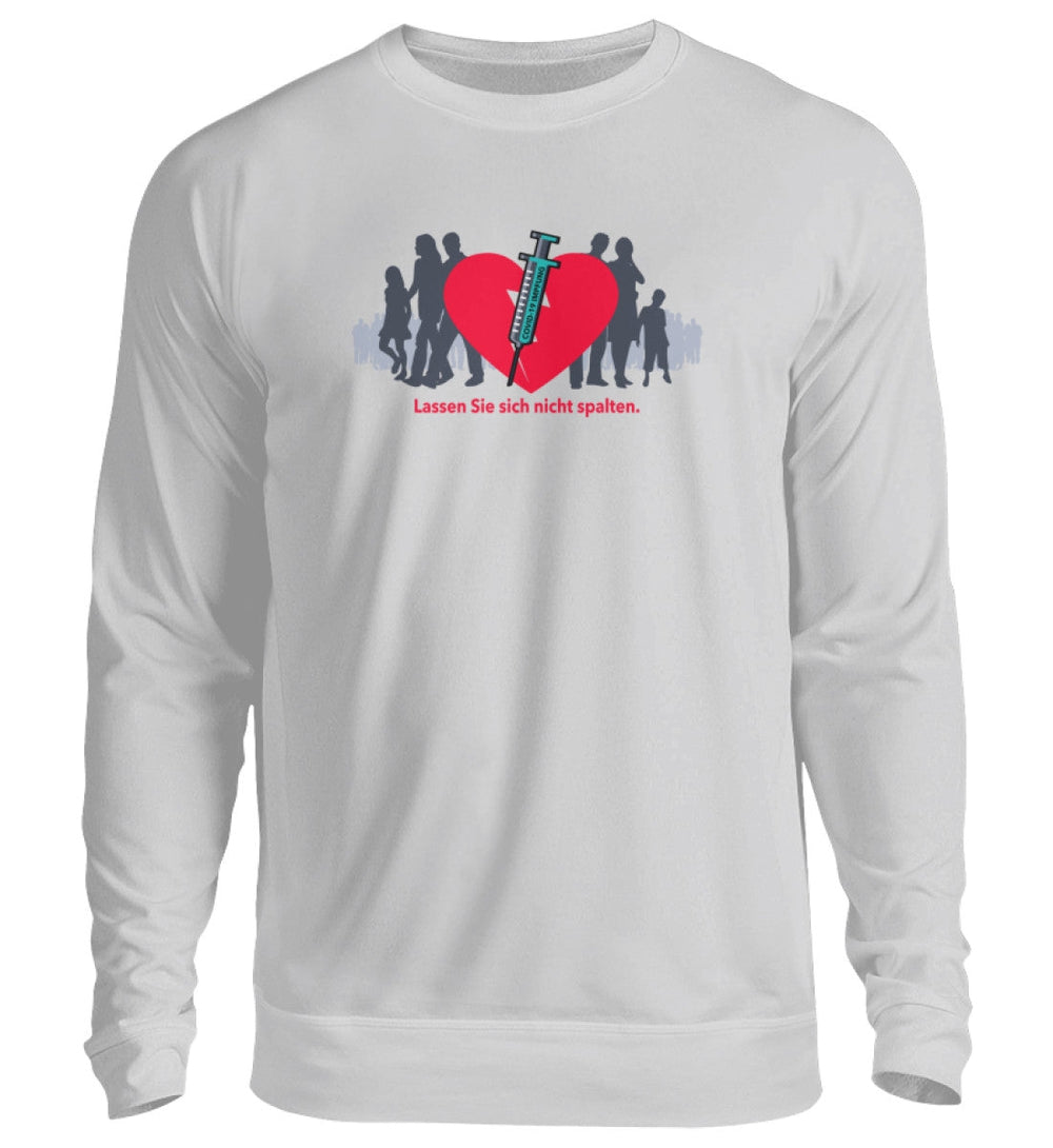 SPASSKULTUR SWEATER MÄDELS • LASSEN SIE SICH NICHT SPALTEN - hell-HARLEKINSHOP