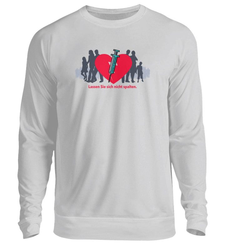 SPASSKULTUR SWEATER MÄDELS • LASSEN SIE SICH NICHT SPALTEN - hell-HARLEKINSHOP