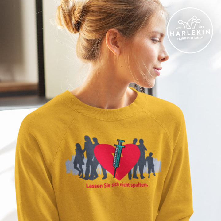 SPASSKULTUR SWEATER MÄDELS • LASSEN SIE SICH NICHT SPALTEN - hell-HARLEKINSHOP