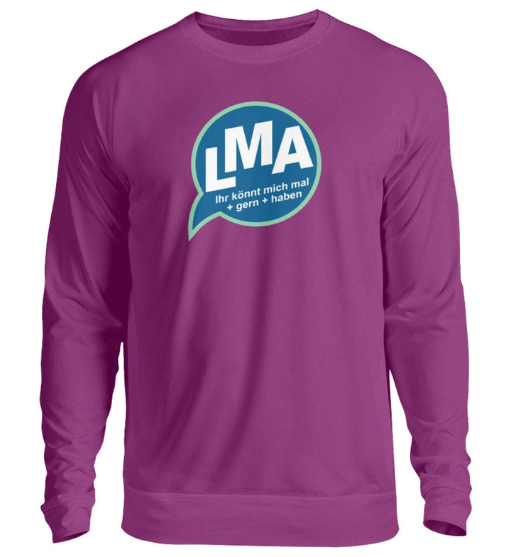 SPASSKULTUR SWEATER MÄDELS • LMA: IHR KÖNNT MICH MAL GERN HABEN-HARLEKINSHOP