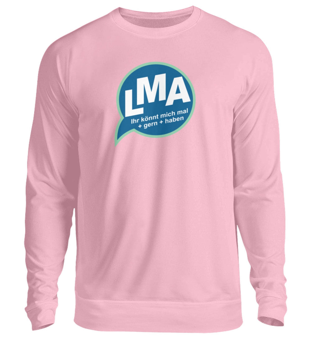 SPASSKULTUR SWEATER MÄDELS • LMA: IHR KÖNNT MICH MAL GERN HABEN-HARLEKINSHOP