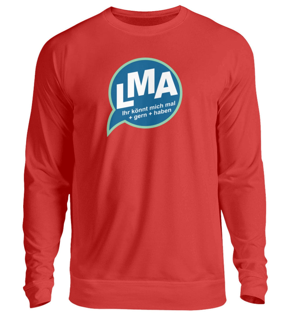 SPASSKULTUR SWEATER MÄDELS • LMA: IHR KÖNNT MICH MAL GERN HABEN-HARLEKINSHOP