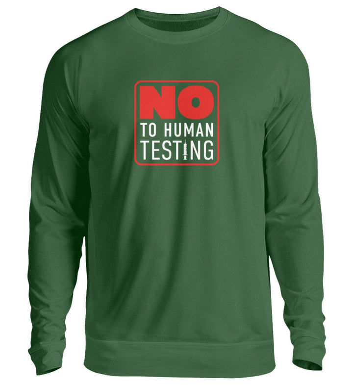 SPASSKULTUR SWEATER MÄDELS • NO HUMAN TESTING-HARLEKINSHOP