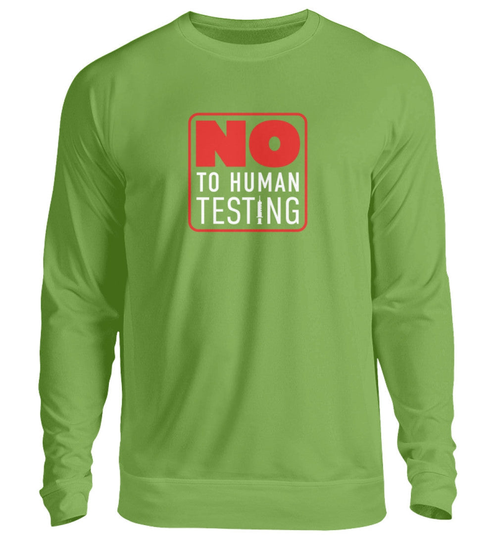 SPASSKULTUR SWEATER MÄDELS • NO HUMAN TESTING-HARLEKINSHOP