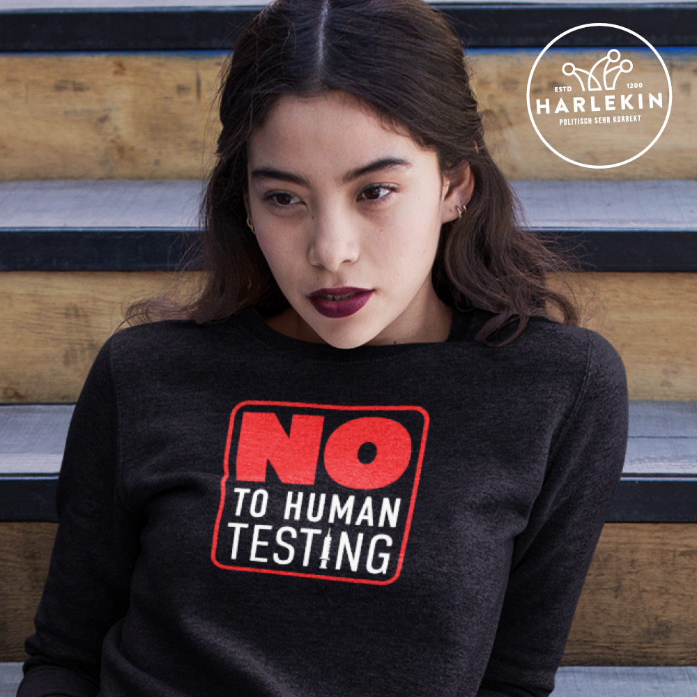 SPASSKULTUR SWEATER MÄDELS • NO HUMAN TESTING-HARLEKINSHOP