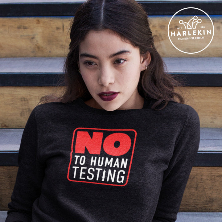 SPASSKULTUR SWEATER MÄDELS • NO HUMAN TESTING-HARLEKINSHOP
