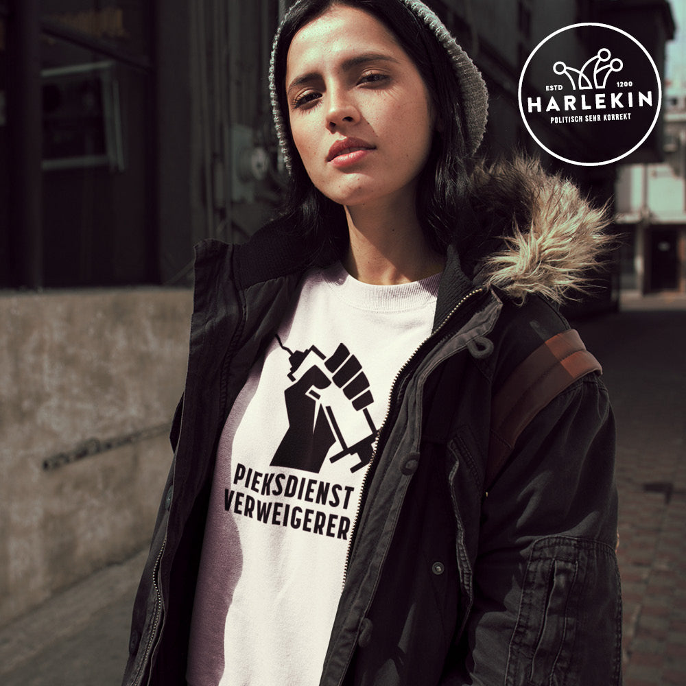 SPASSKULTUR SWEATER MÄDELS • PIEKSDIENST VERWEIGERER - HELL-HARLEKINSHOP
