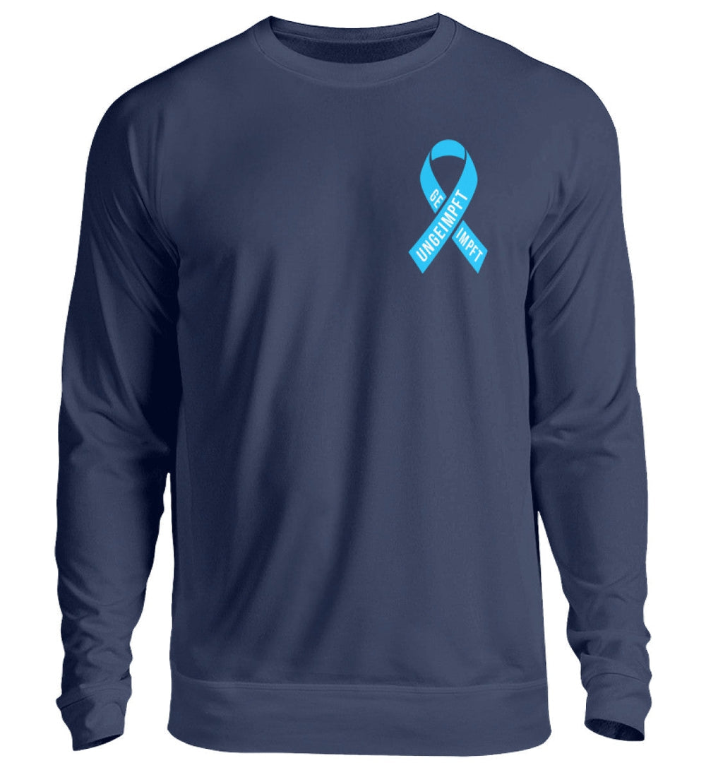 SPASSKULTUR SWEATER MÄDELS • SOLISCHLEIFE / SOLIDARITY RIBBON GEIMPFT UNGEIMPFT-HARLEKINSHOP