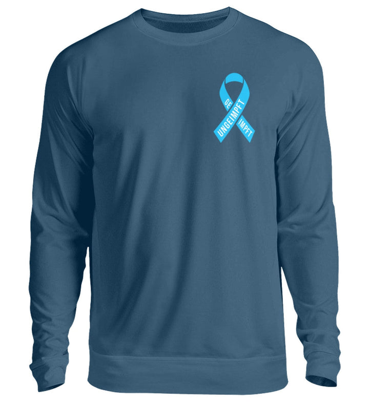 SPASSKULTUR SWEATER MÄDELS • SOLISCHLEIFE / SOLIDARITY RIBBON GEIMPFT UNGEIMPFT-HARLEKINSHOP