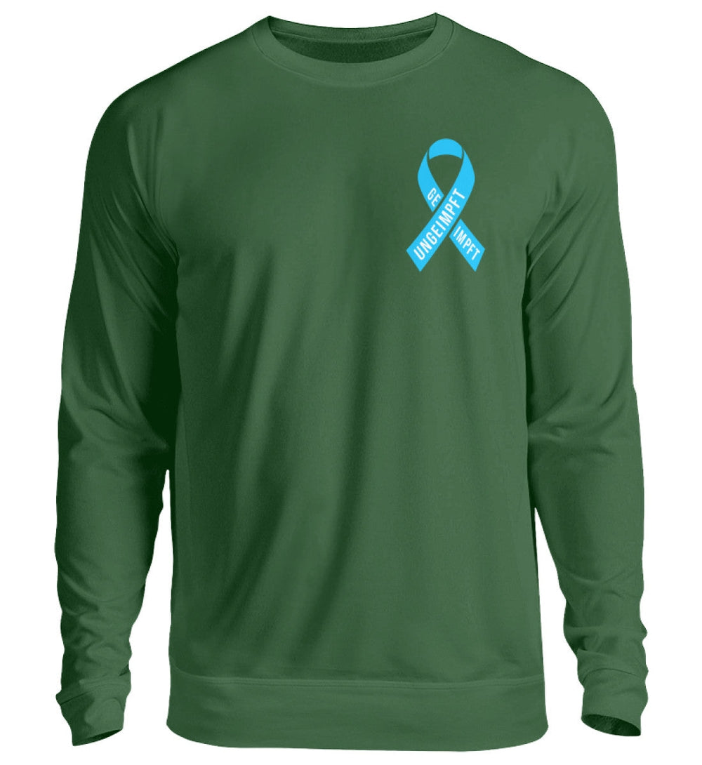 SPASSKULTUR SWEATER MÄDELS • SOLISCHLEIFE / SOLIDARITY RIBBON GEIMPFT UNGEIMPFT-HARLEKINSHOP