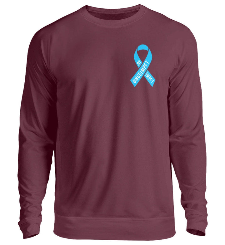 SPASSKULTUR SWEATER MÄDELS • SOLISCHLEIFE / SOLIDARITY RIBBON GEIMPFT UNGEIMPFT-HARLEKINSHOP