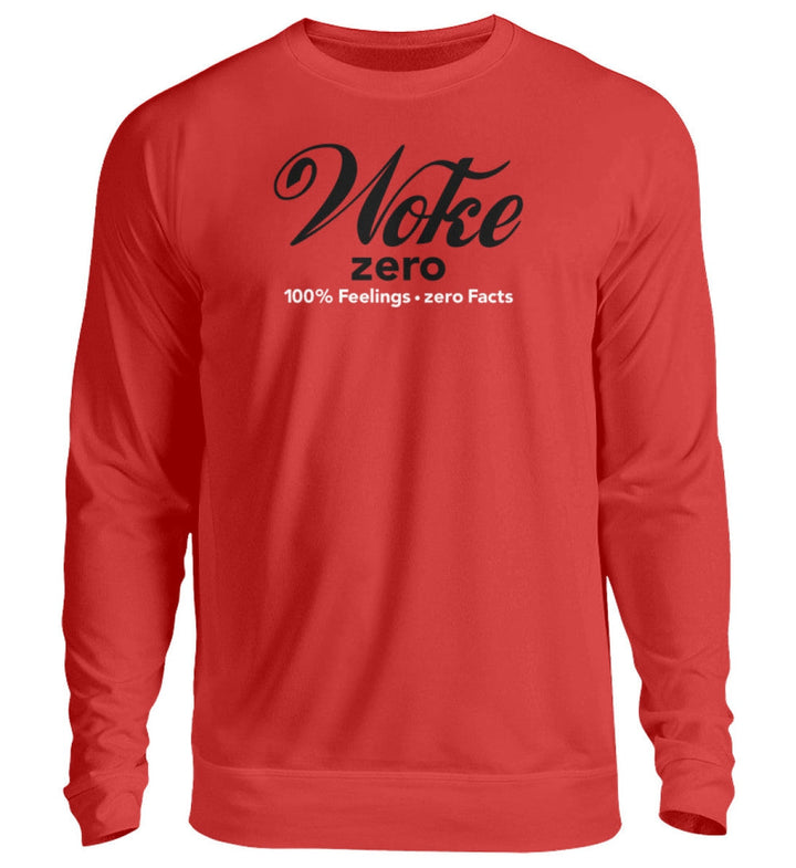 SPASSKULTUR SWEATER MÄDELS • WOKE ZERO - ROT-HARLEKINSHOP