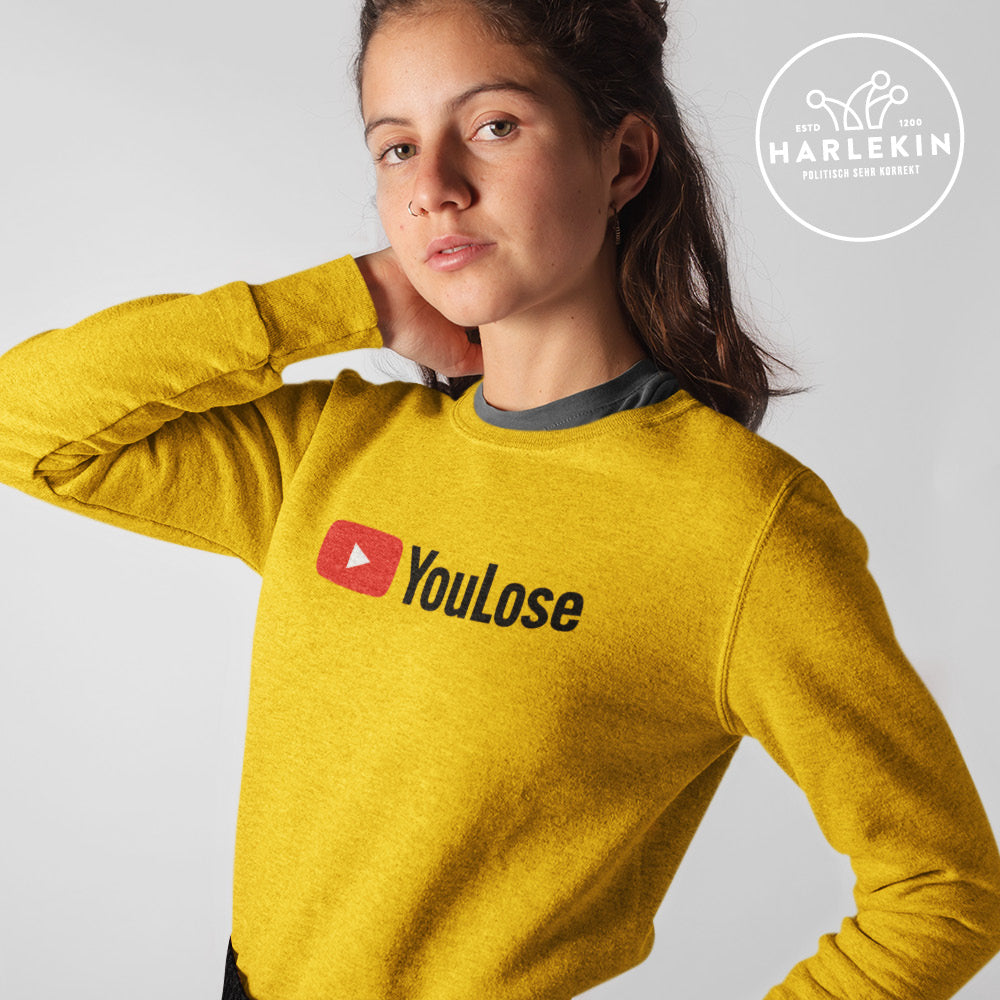 SPASSKULTUR SWEATER MÄDELS • YOULOSE-HARLEKINSHOP