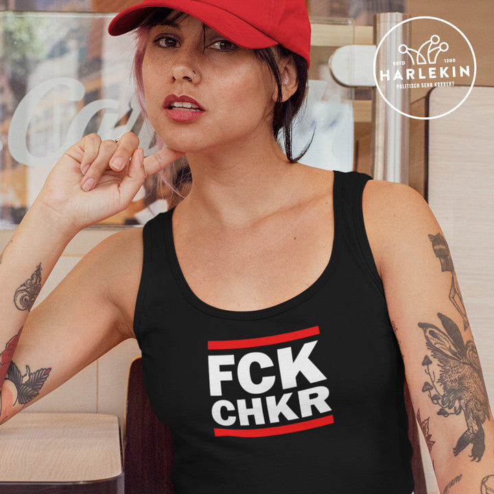 SPASSKULTUR TANK TOP MÄDELS • FCK CHKR FAKTENCHECKER-HARLEKINSHOP