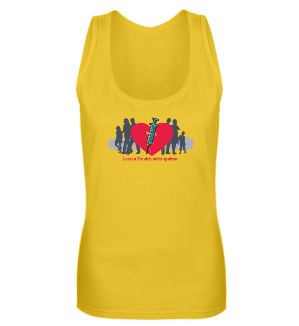 SPASSKULTUR TANK TOP MÄDELS • LASSEN SIE SICH NICHT SPALTEN - HELL-HARLEKINSHOP