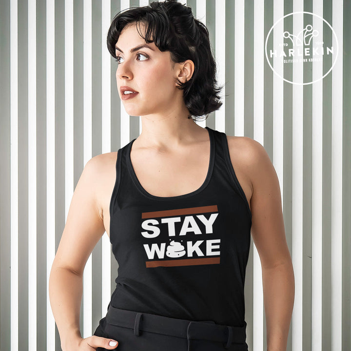 SPASSKULTUR TANK TOP MÄDELS • STAY WOKE-HARLEKINSHOP